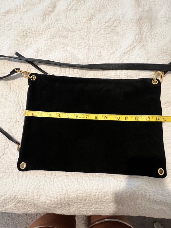 margot Handbags - Margot Black Leather & Suede Convertible Multi-Way Crossbody Bag